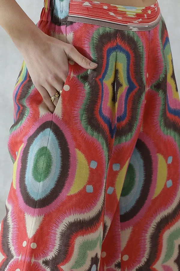 RANNA GILL Aepen Pants Multi Flash Sale