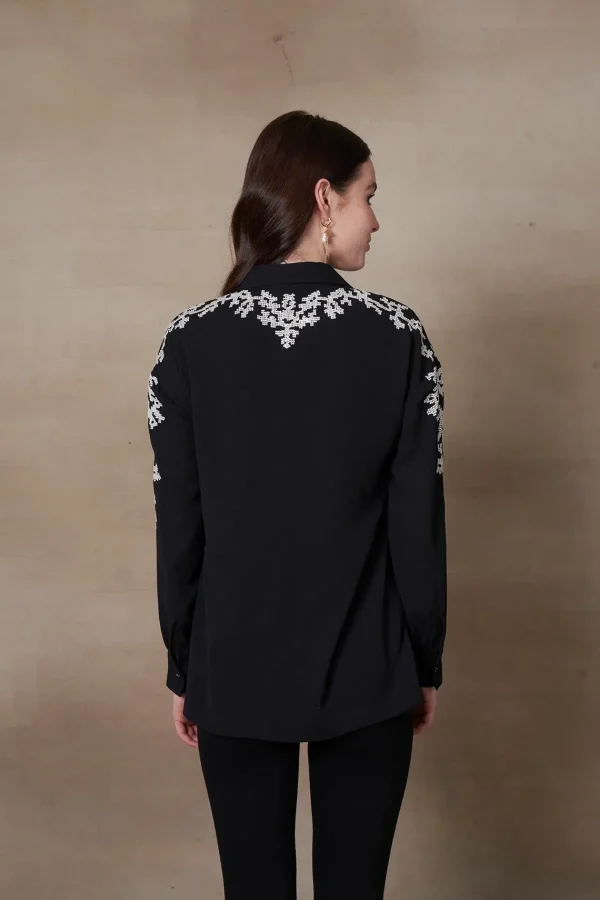 RANNA GILL Aisa Blouse Black Store