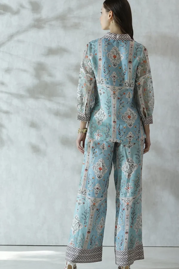 RANNA GILL Aliza Blouse Blue Outlet