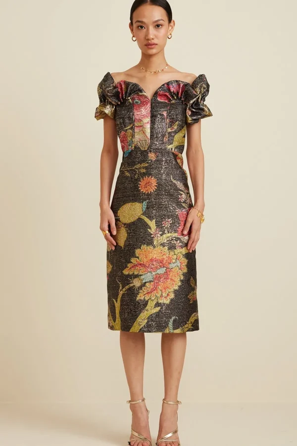 RANNA GILL Amelia Dress Multicolor Discount