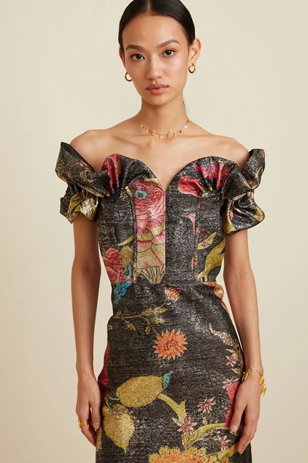 RANNA GILL Amelia Dress Multicolor Discount