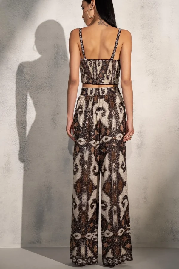 RANNA GILL Amelia Pant Brown Cheap
