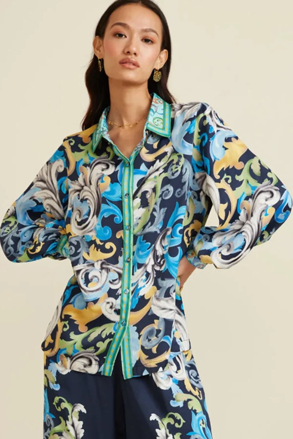 RANNA GILL Athena Blouse Multicolor Sale