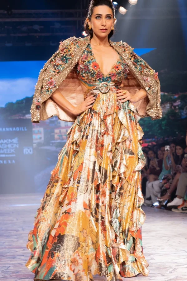 RANNA GILL Aurelia Ruffled Maxi Dress Multi Online