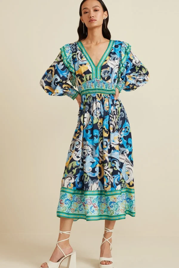 RANNA GILL Beatrice Dress Multicolor Best Sale