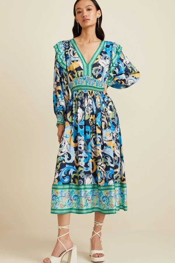 RANNA GILL Beatrice Dress Multicolor Best Sale