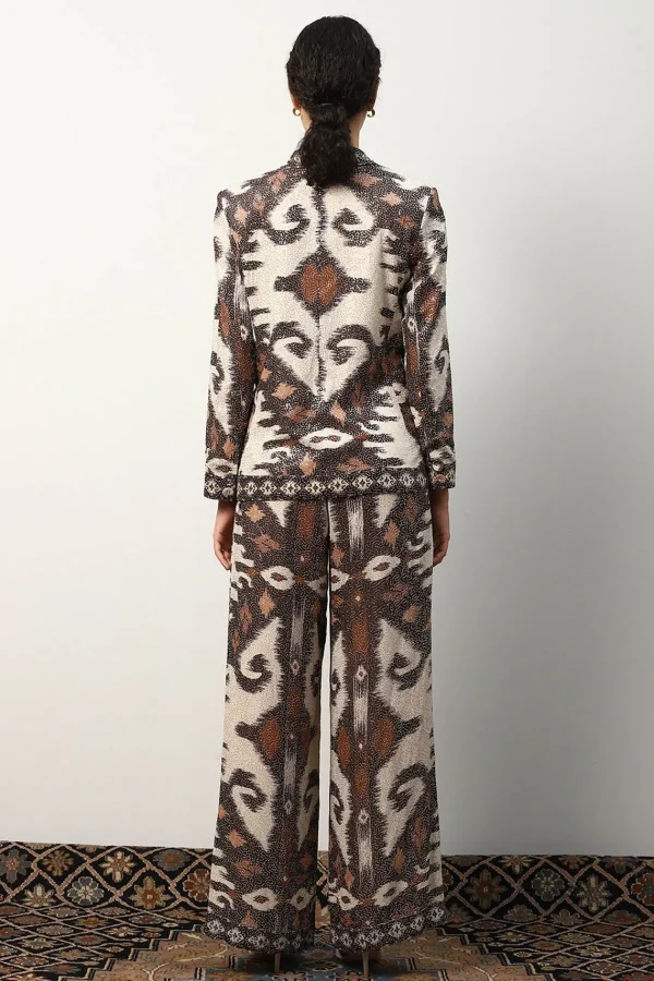 RANNA GILL Blair Jacket Brown New
