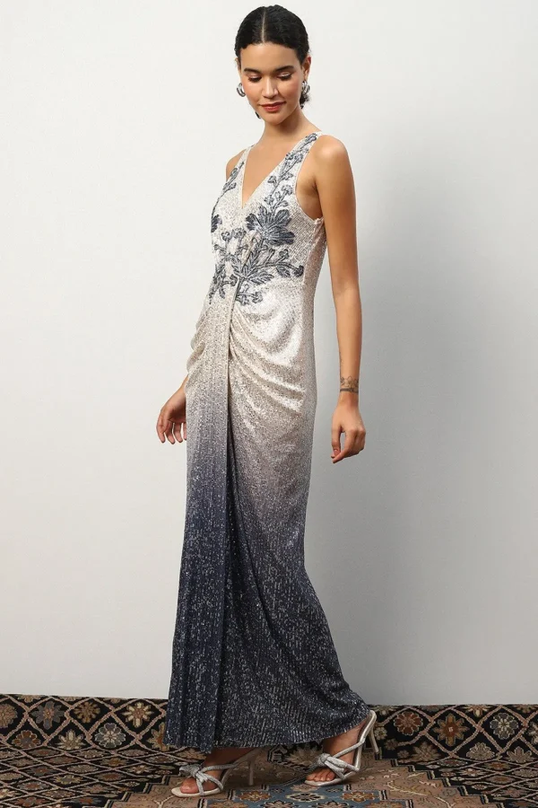 RANNA GILL Camalia Dress Grey Hot