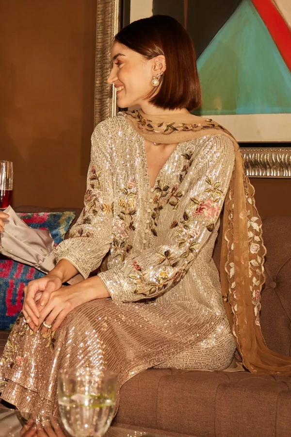 RANNA GILL Cienna Tunic Set Grey Hot