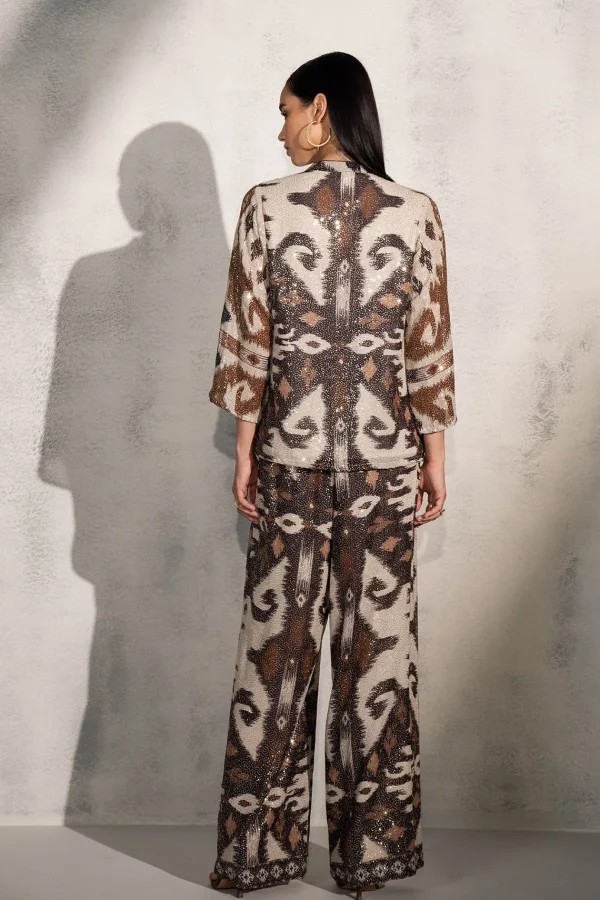 RANNA GILL Elleson Blouse Brown Flash Sale