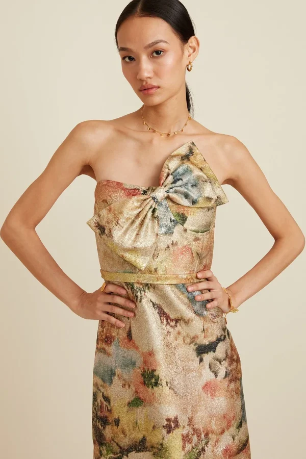 RANNA GILL Ember Dress Yellow Discount