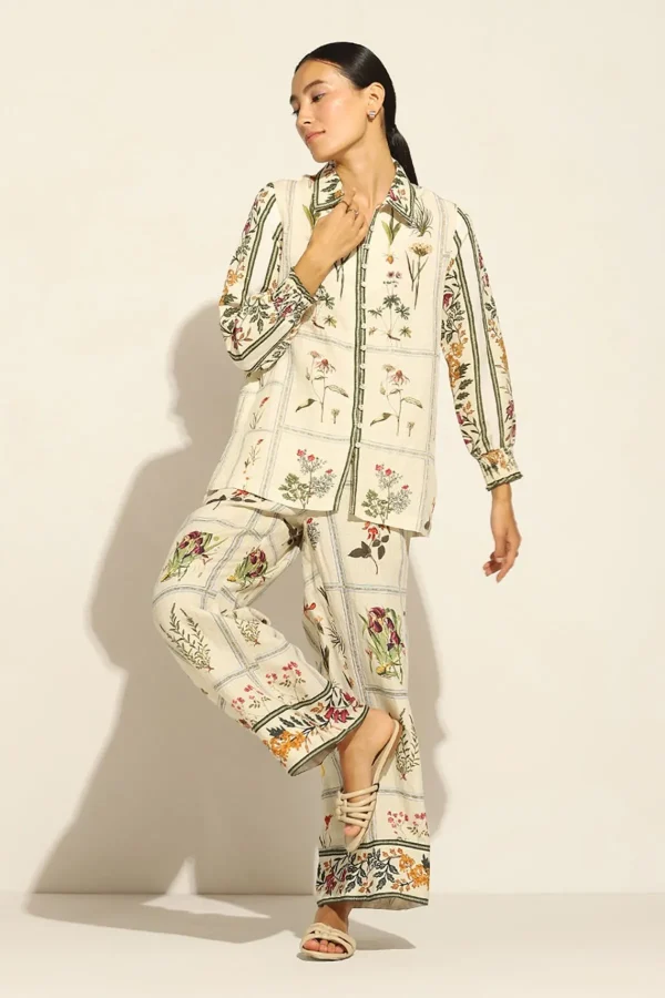 RANNA GILL Emma Blouse Off White Clearance