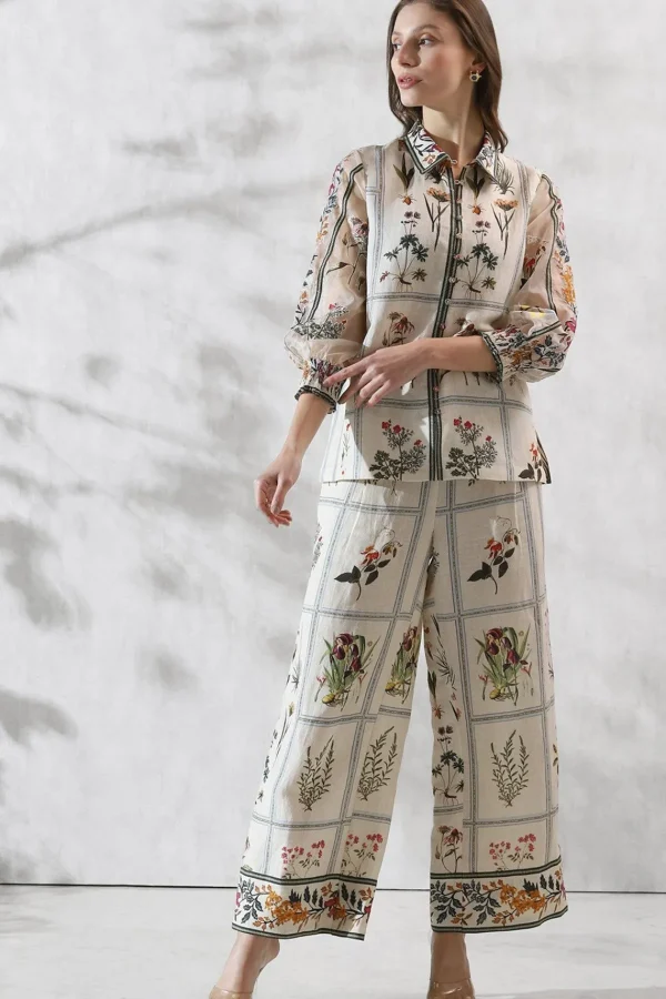 RANNA GILL Emma Blouse Off White Clearance