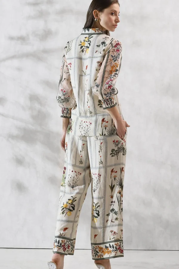 RANNA GILL Emma Blouse Off White Clearance