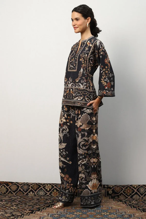 RANNA GILL Erica Blouse Black Sale