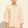 RANNA GILL Genesis Blouse Salmon Clearance