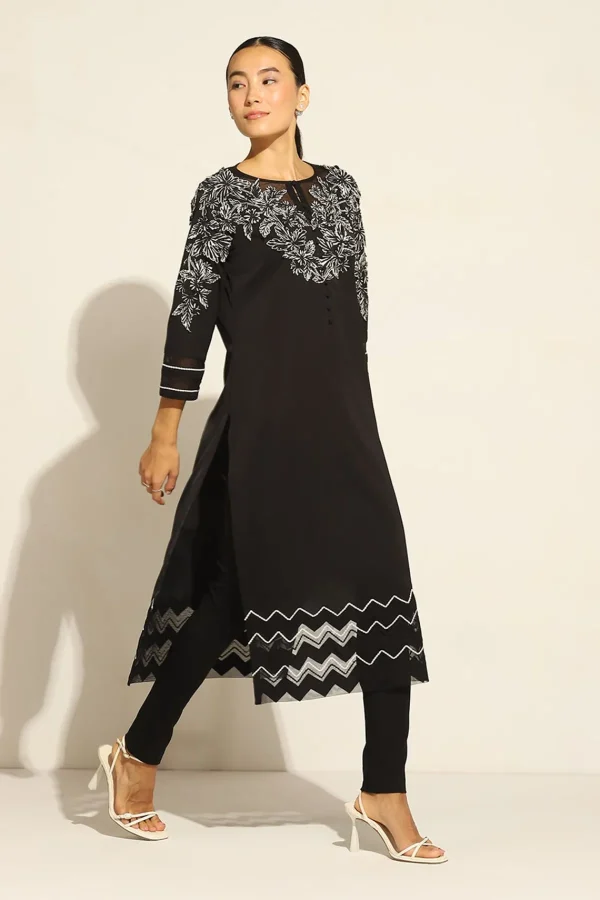 RANNA GILL Grace Tunic Black Cheap