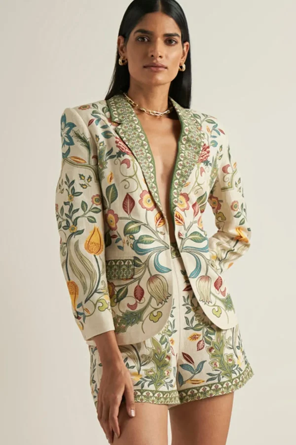 RANNA GILL Gracie Matching Set Multicolor New