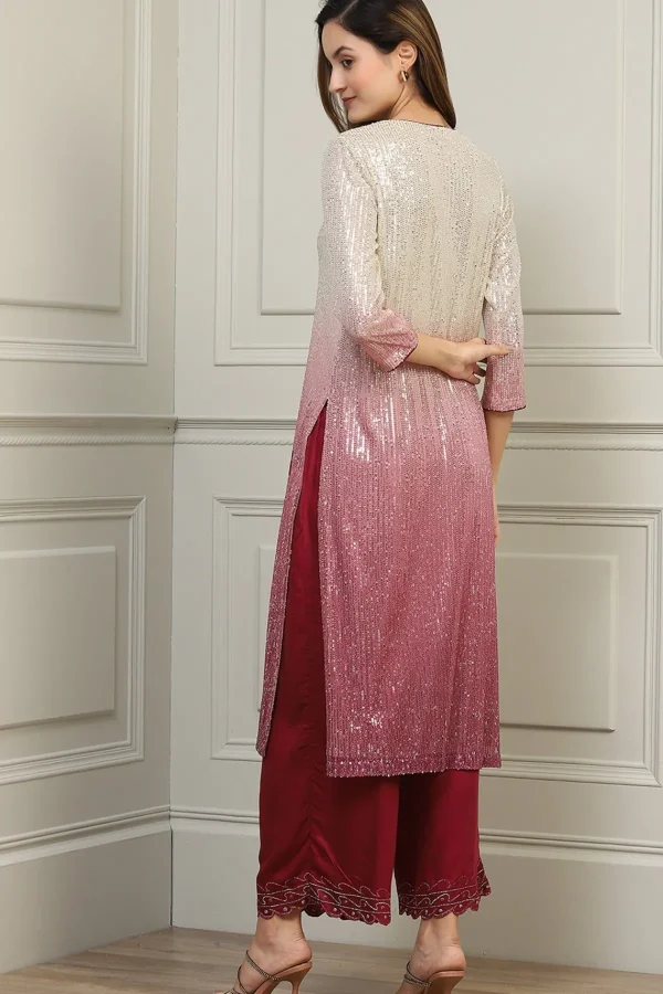 RANNA GILL Hamya Burgandy Cheap