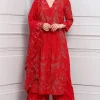RANNA GILL Haniya Tunic Set Red Shop