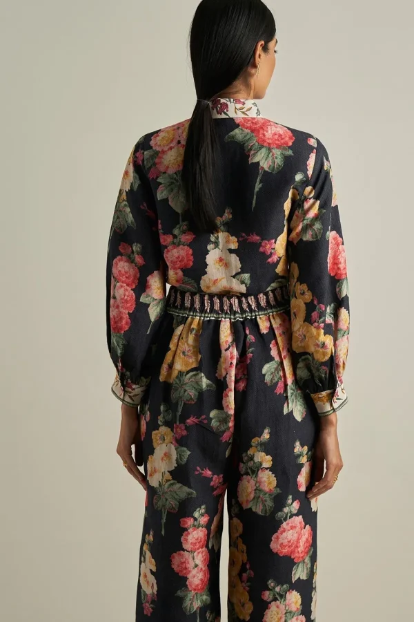 RANNA GILL Janis Matching Set Black Flash Sale
