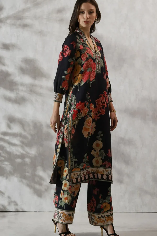RANNA GILL Jennifer Tunic Navy Blue Fashion