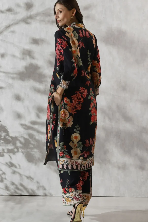 RANNA GILL Jennifer Tunic Navy Blue Fashion