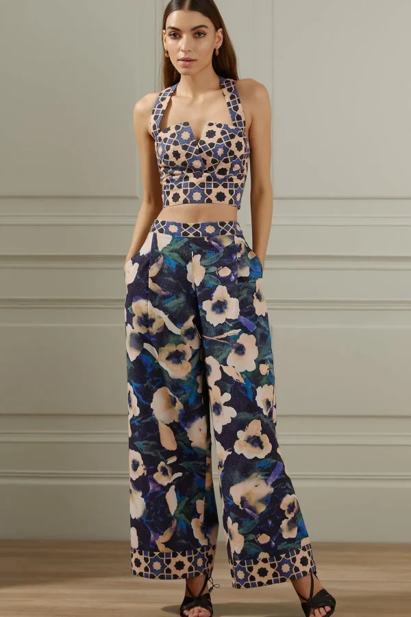 RANNA GILL Joan Pant Blue Fashion