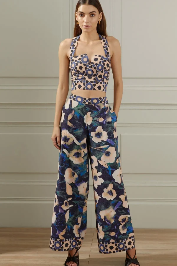 RANNA GILL Joan Pant Blue Fashion