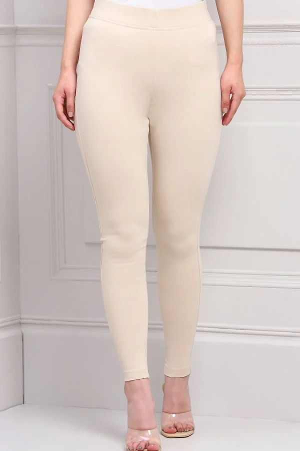 RANNA GILL Judy Pant Beige Grey Shop