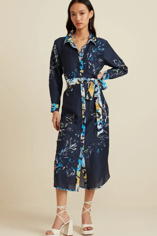 RANNA GILL Kinsley Dress Navy New