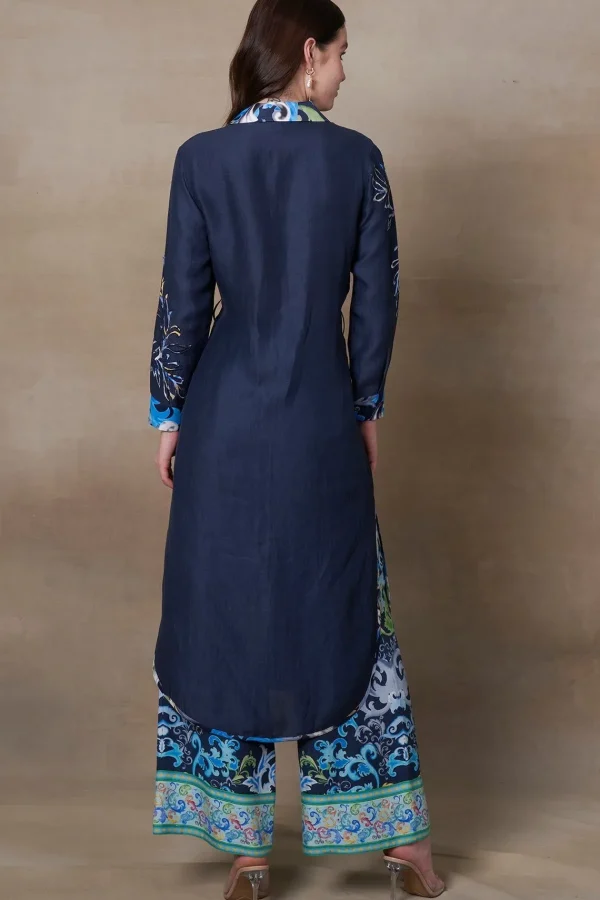 RANNA GILL Kinsley Tunic Set Navy Hot