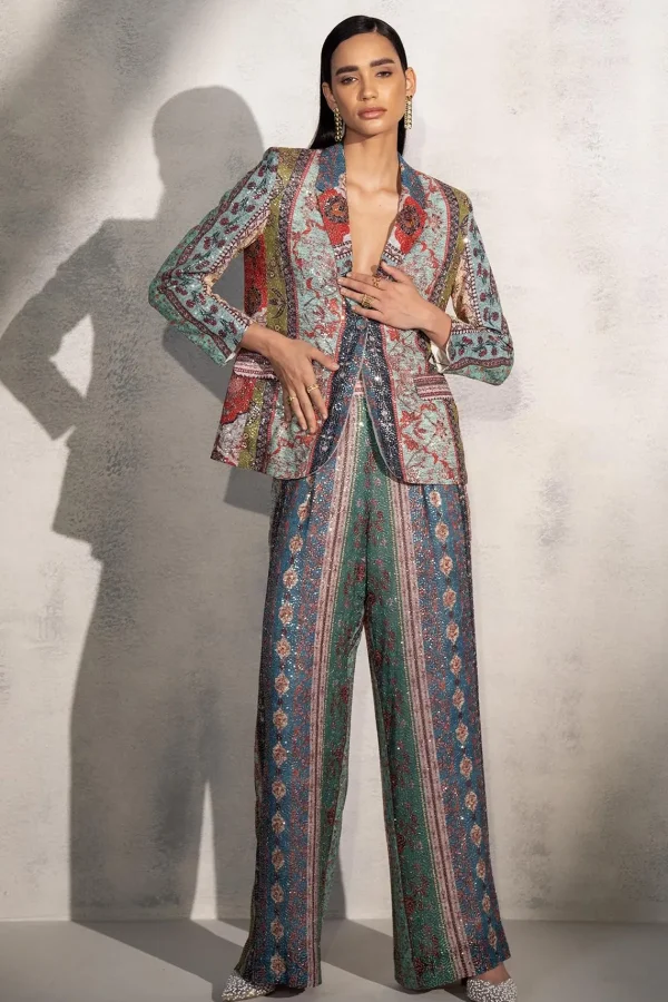 RANNA GILL Koel Puri In Elsa Jacket Multi Hot