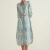 RANNA GILL Louisa Tunic Dress Blue Discount