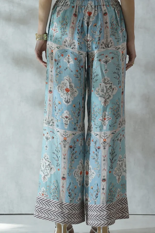 RANNA GILL Louise Pant Blue Discount