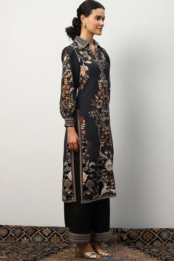RANNA GILL Mariana Tunic Set Black Outlet
