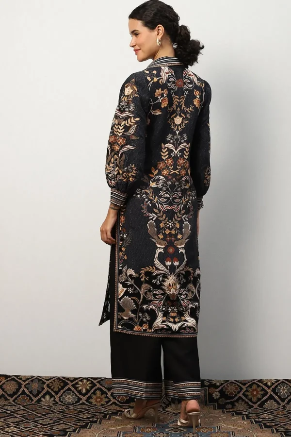 RANNA GILL Mariana Tunic Set Black Outlet
