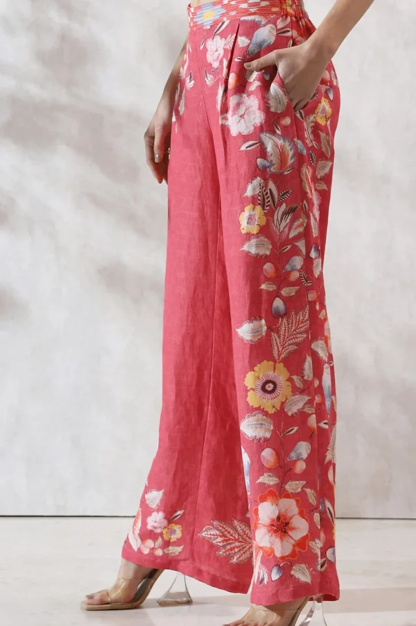 RANNA GILL Marie Pant Coral Cheap