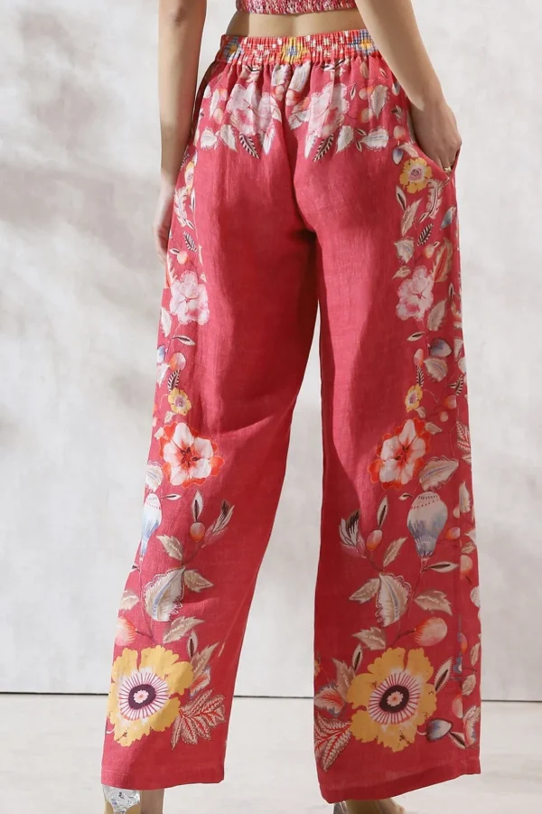 RANNA GILL Marie Pant Coral Cheap