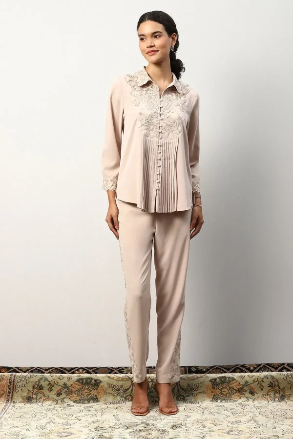 RANNA GILL Milo Matching Set Beige Best Sale