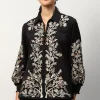 RANNA GILL Molly Blouse Black Shop