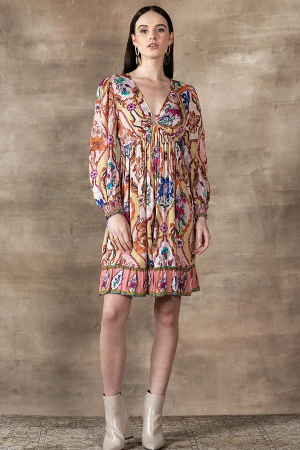 RANNA GILL Myra Dress Multi Clearance