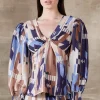 RANNA GILL Naomi Blouse Multicolor Hot