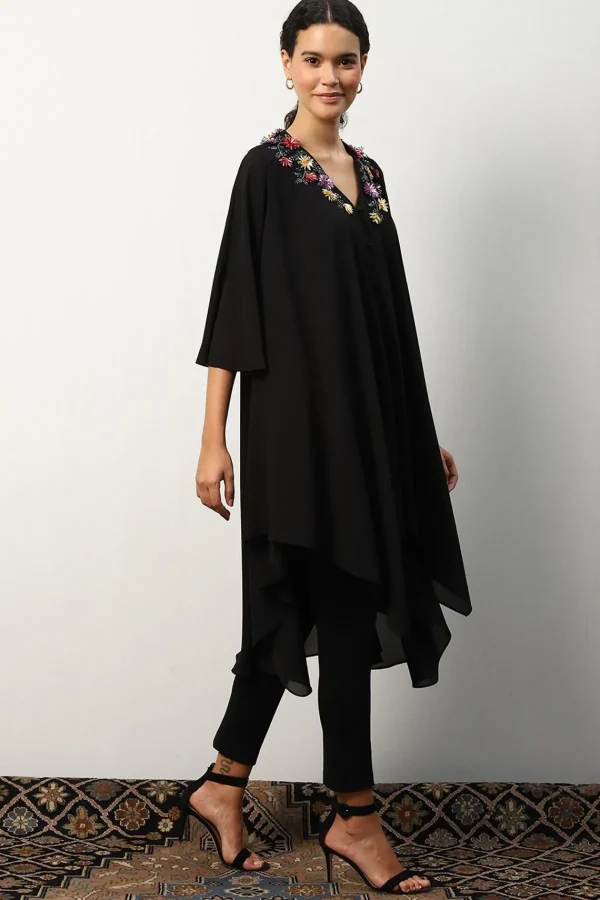 RANNA GILL Nova Tunic Black Cheap
