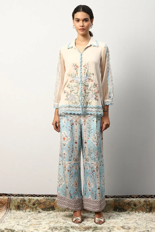 RANNA GILL Peyton Blouse Beige Best