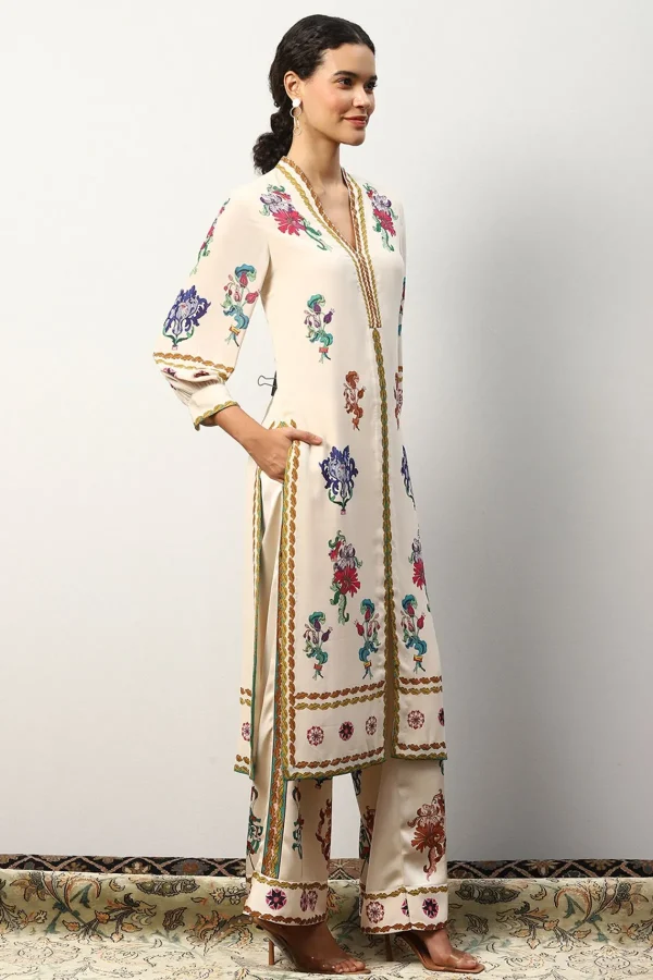 RANNA GILL Riyan Tunic Off White Online