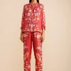 RANNA GILL Rosalie Blouse Coral Store