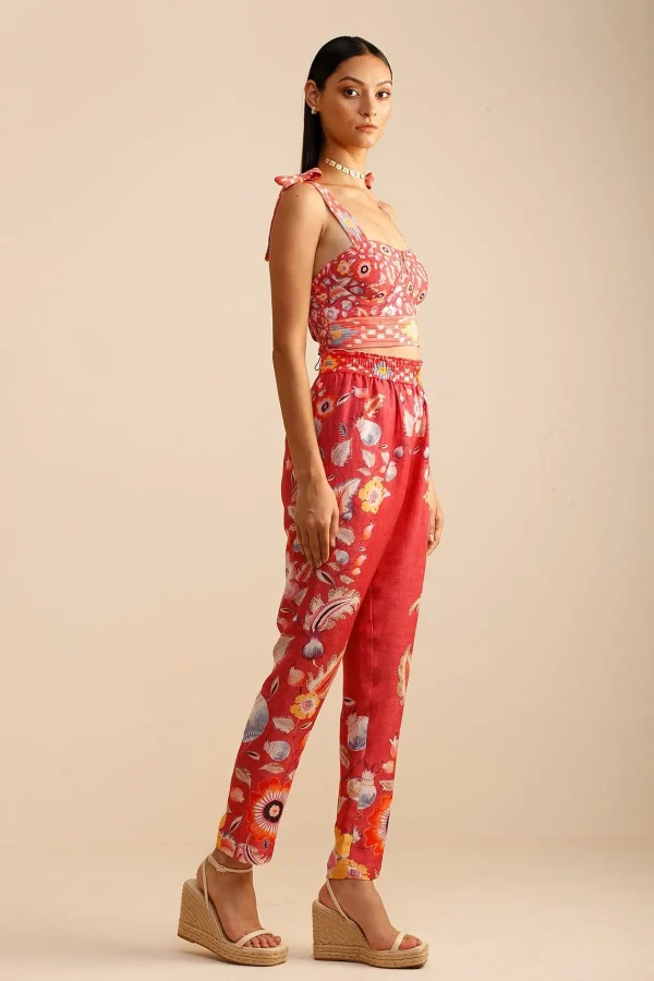 RANNA GILL Sasha Corset Coral Cheap