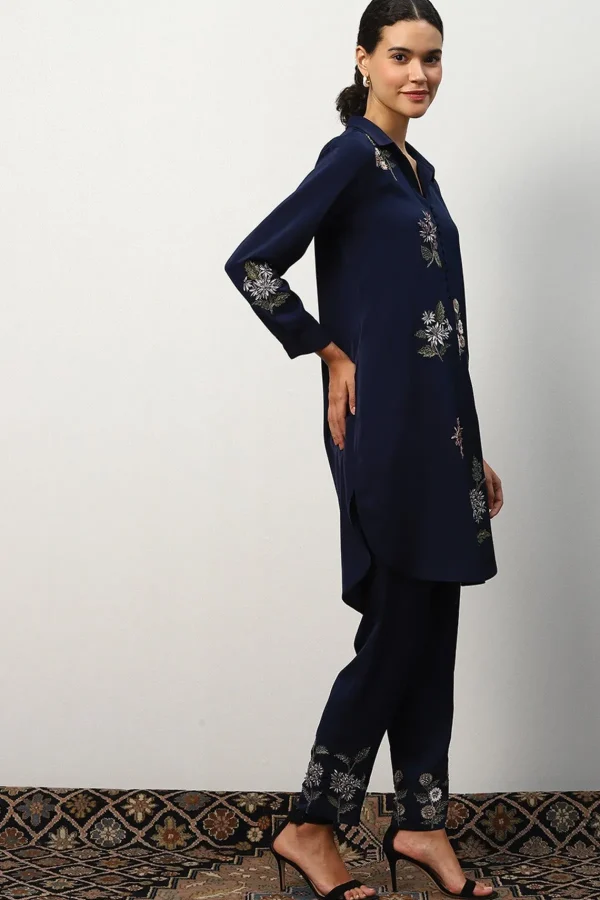 RANNA GILL Sol Matching Set Navy Cheap