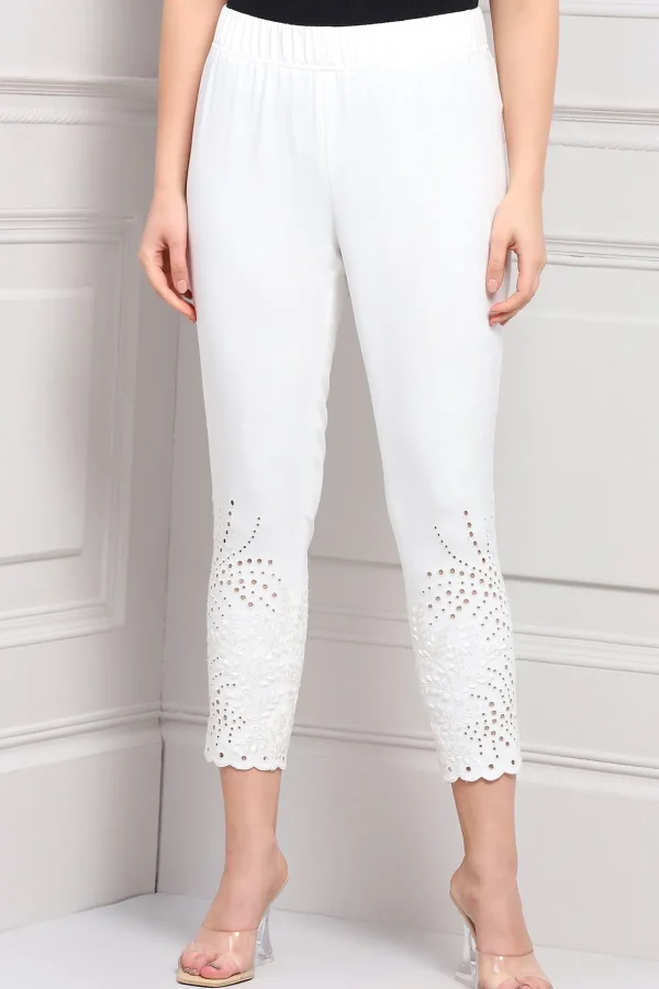 RANNA GILL Stella Pant White Flash Sale